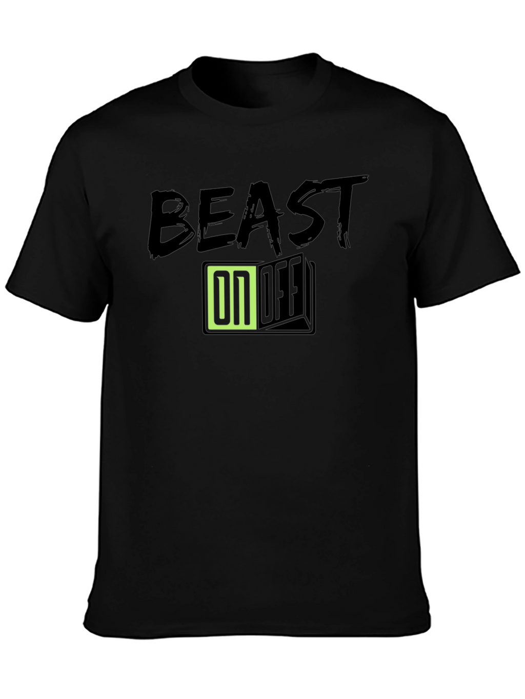Camiseta Negra Beast On/Off para Hombre
