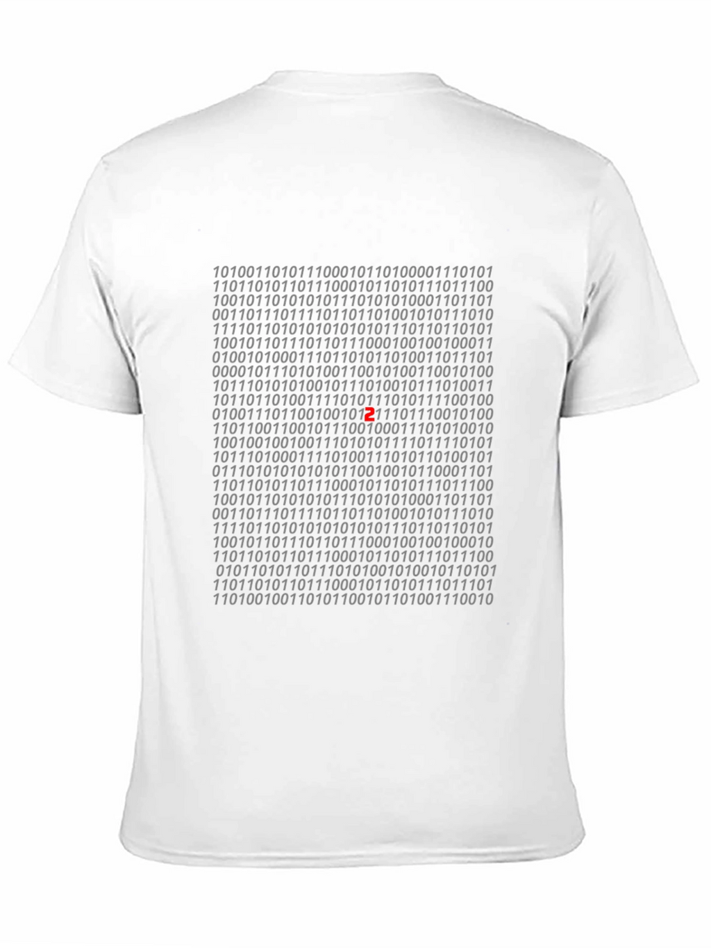 Camiseta Hombre Código Binario Geek