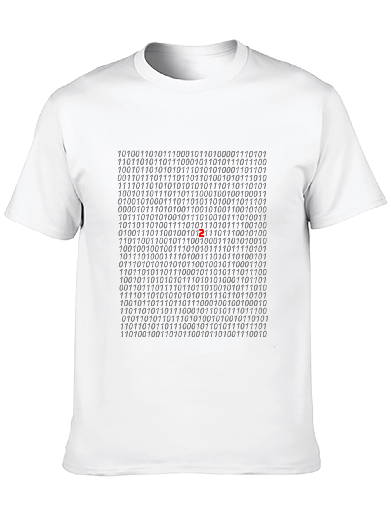 Camiseta Hombre Código Binario Geek