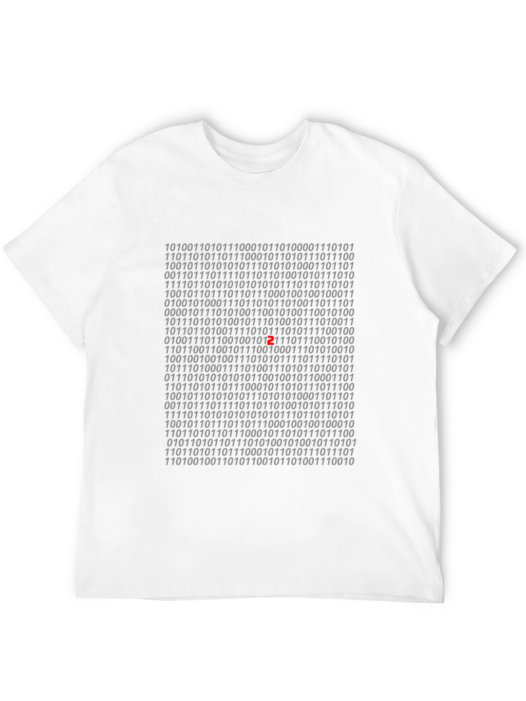 Camiseta Hombre Código Binario Geek