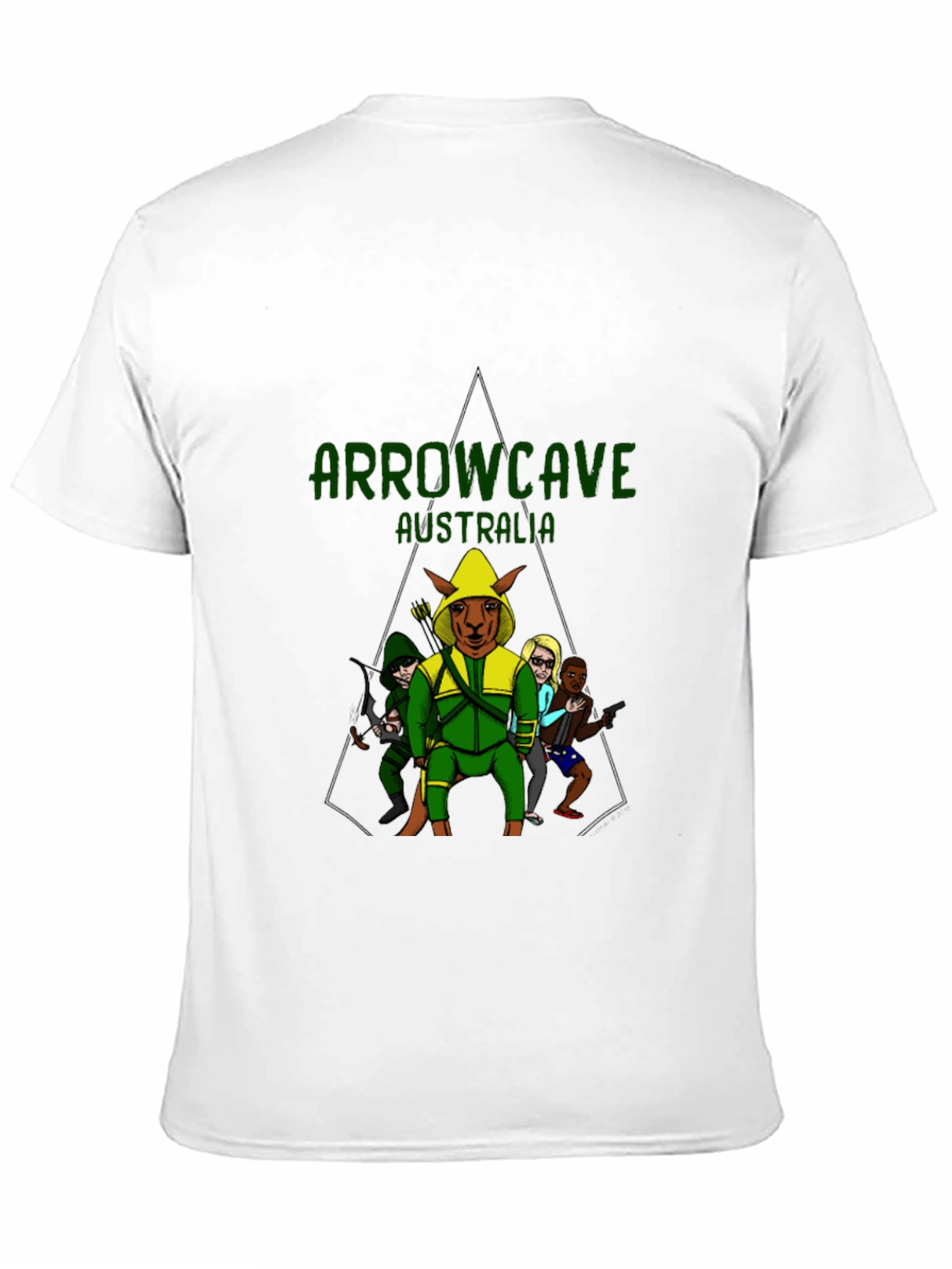 Camiseta Negra Arrowcave Australia