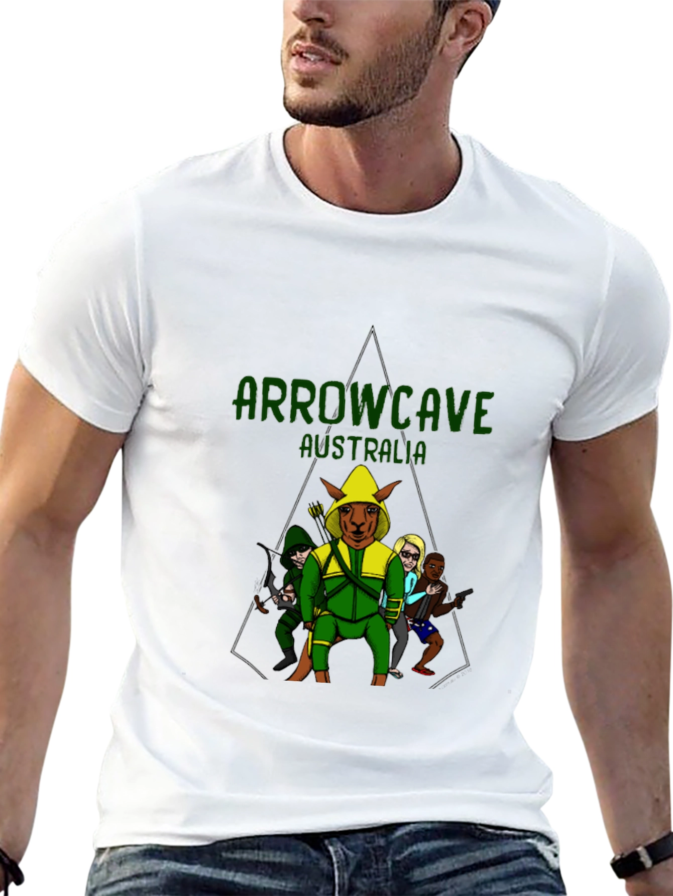 Camiseta Negra Arrowcave Australia
