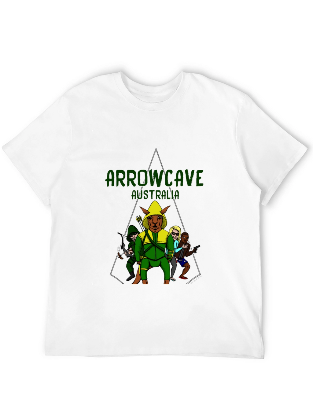 Camiseta Negra Arrowcave Australia