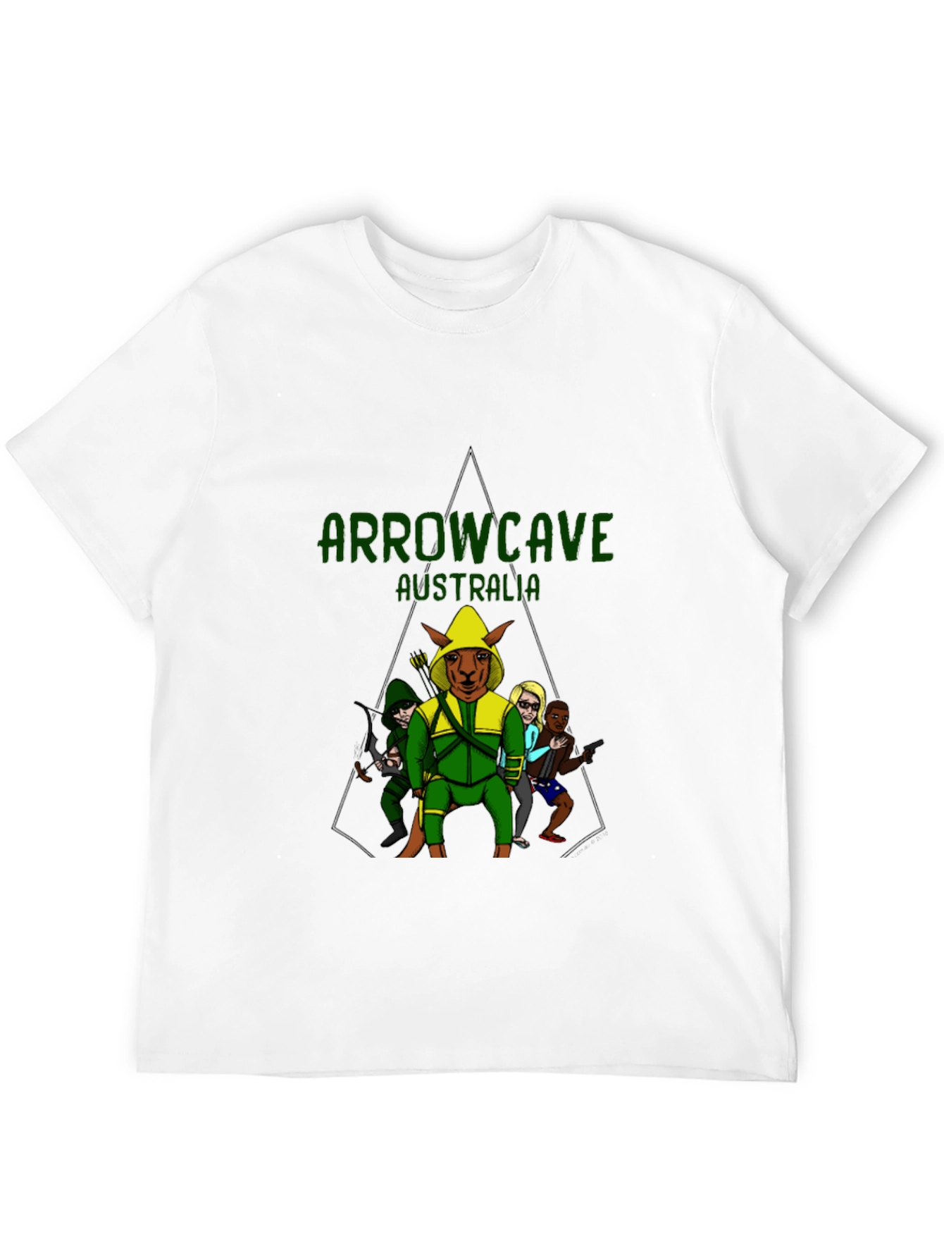 Camiseta Negra Arrowcave Australia