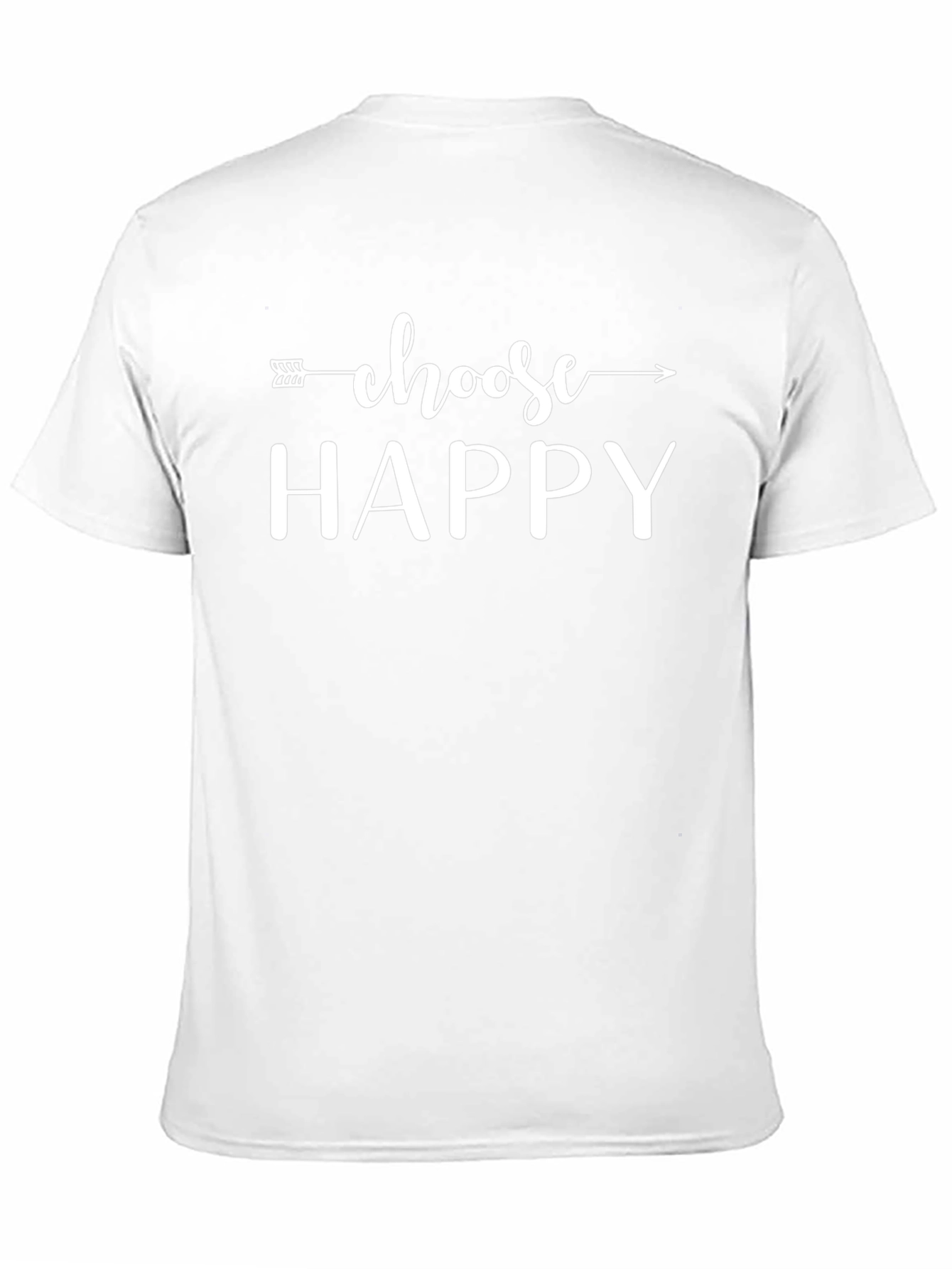 Camiseta Negra Choose Happy para Hombre