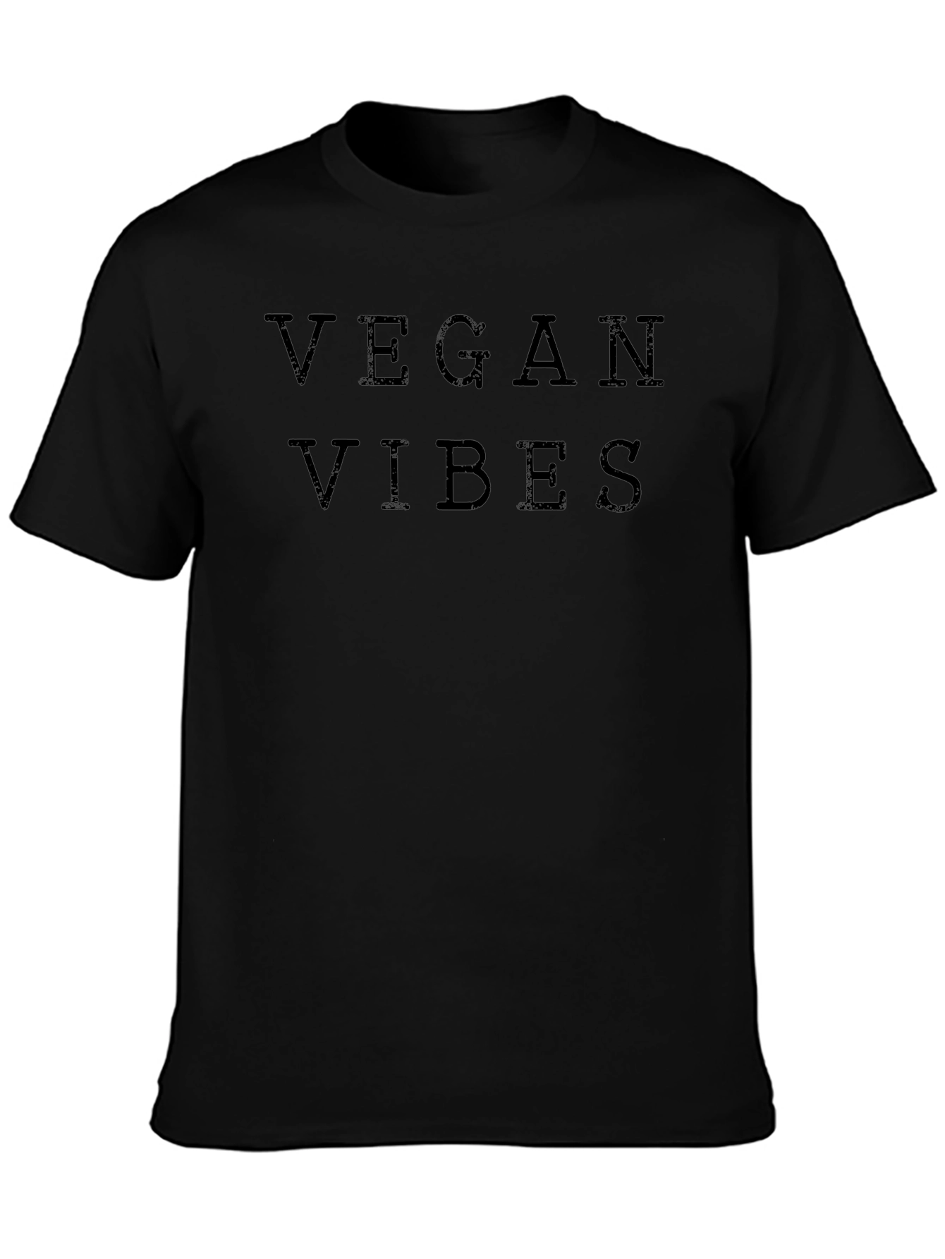 Camiseta Hombre Negra Vegan Vibes