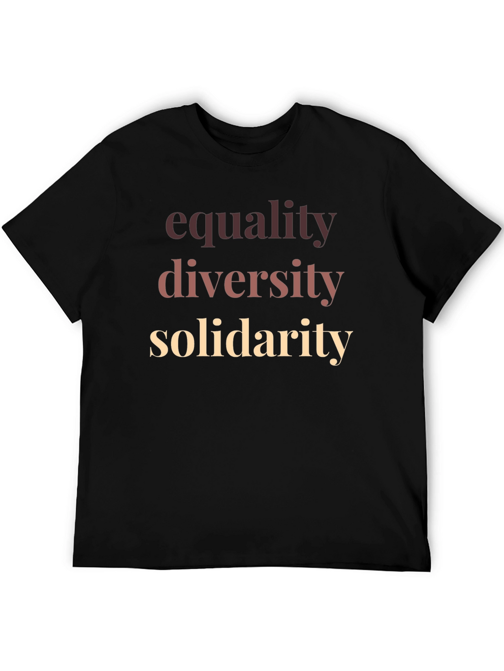 Camiseta Igualdad Diversidad y Solidaridad
