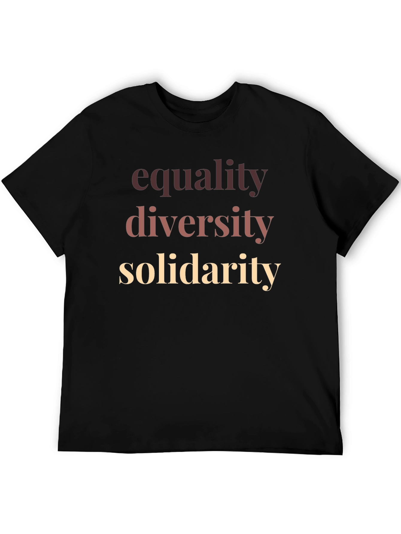 Camiseta Igualdad Diversidad y Solidaridad