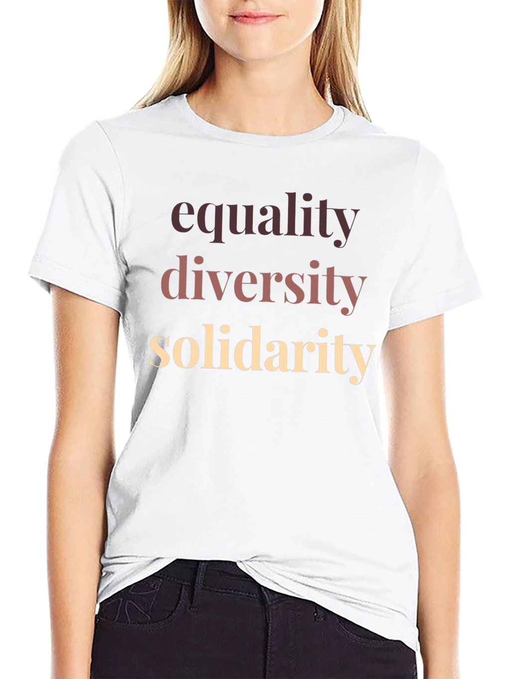 Camiseta Igualdad Diversidad y Solidaridad