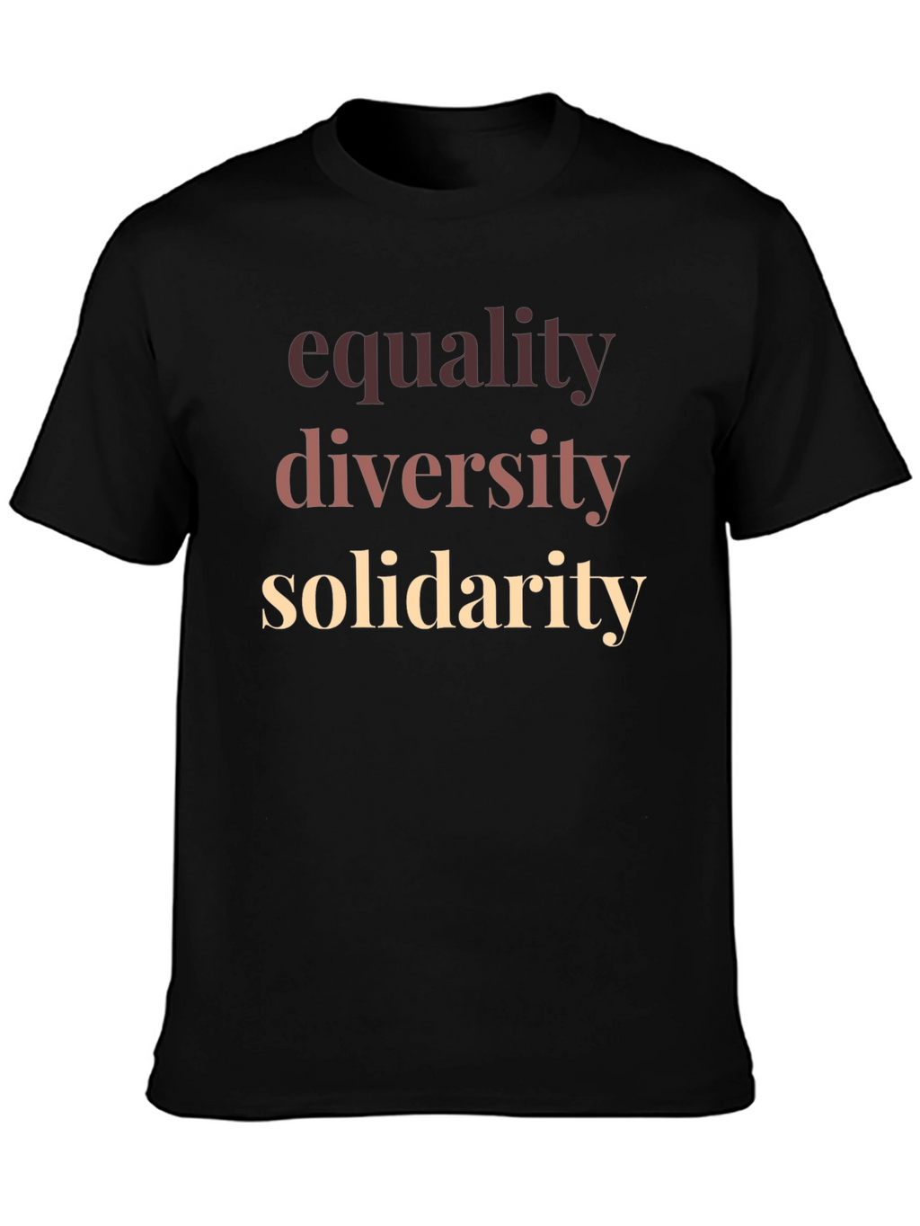 Camiseta Igualdad Diversidad y Solidaridad