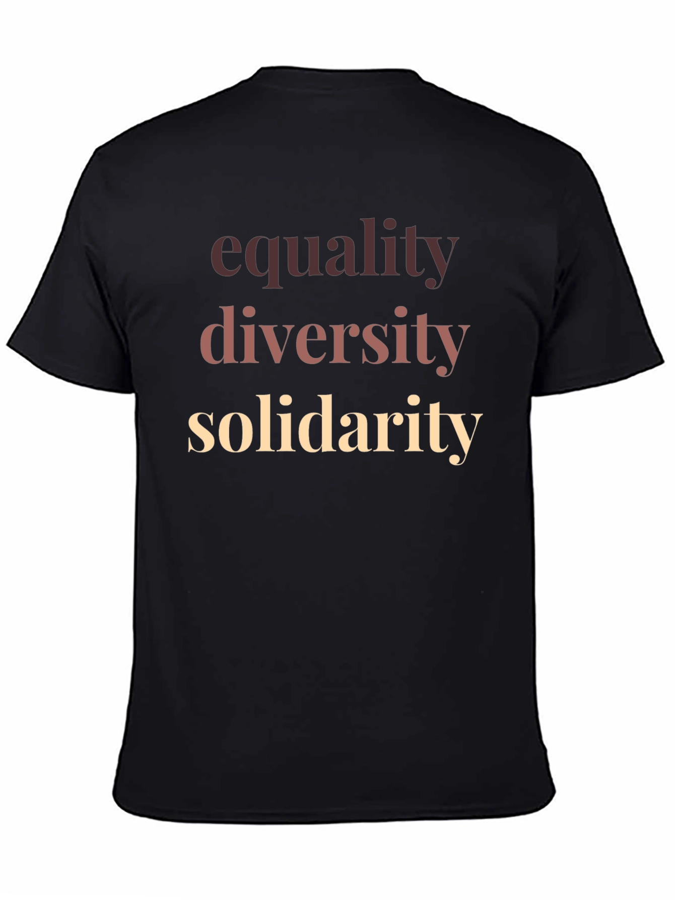 Camiseta Igualdad Diversidad y Solidaridad