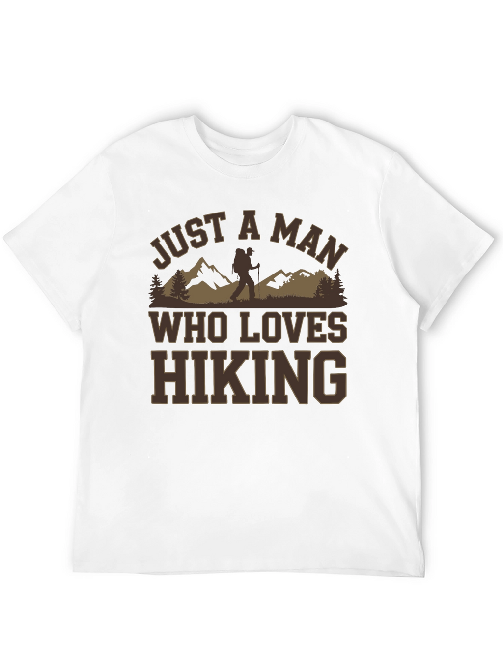 Camiseta Negra A Man Who Loves Hiking
