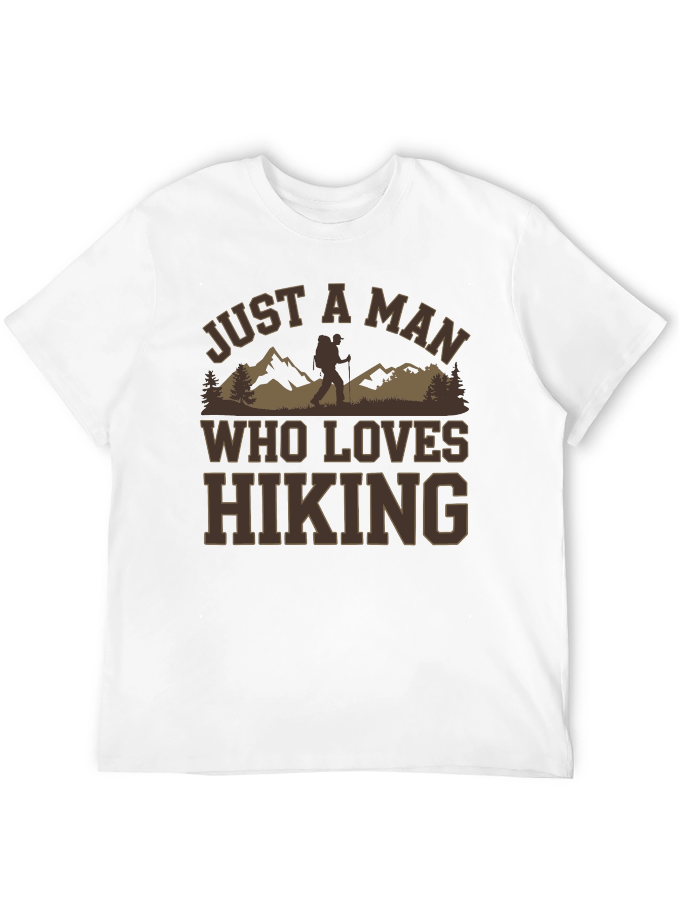 Camiseta Negra A Man Who Loves Hiking