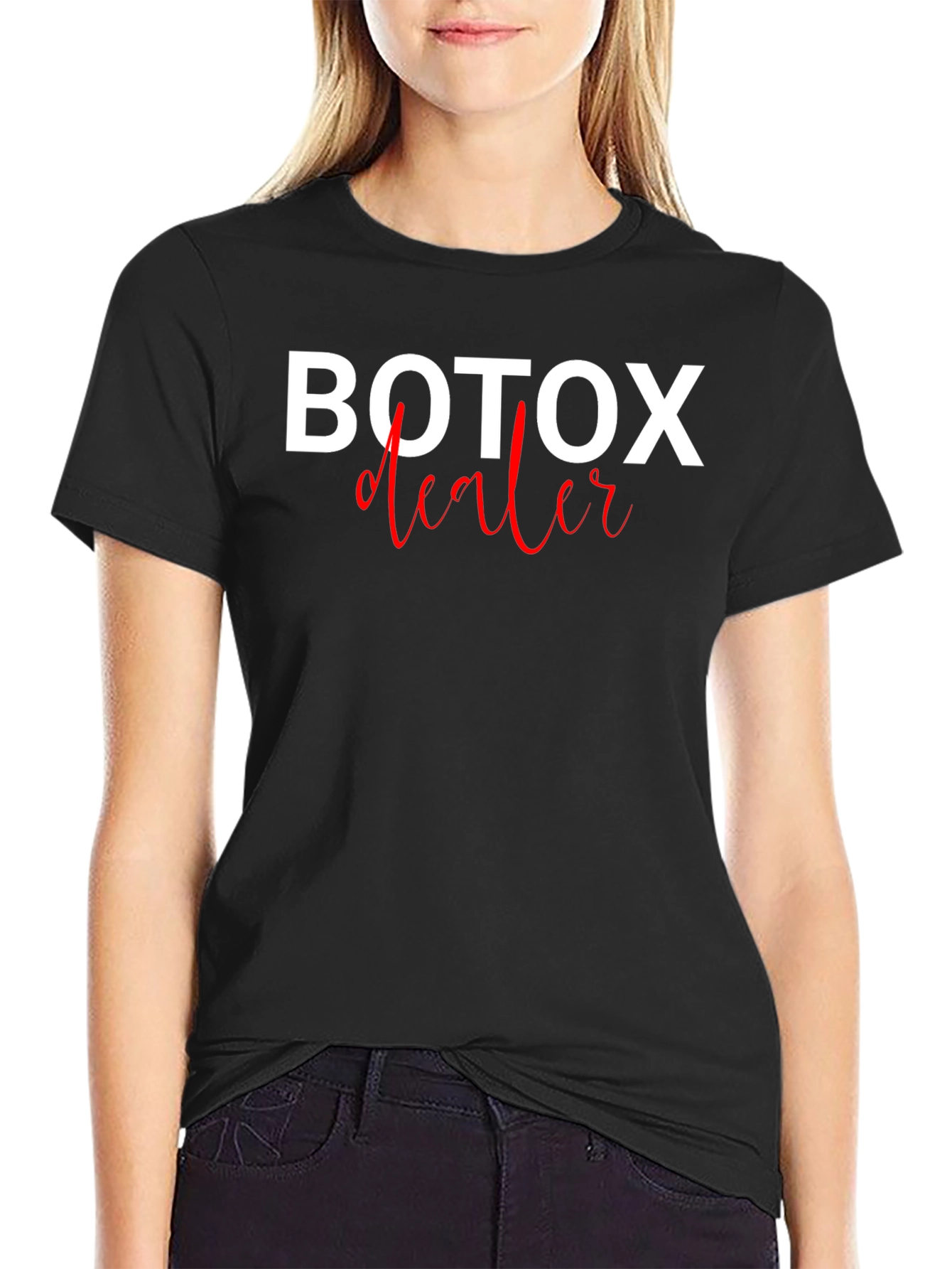 Camiseta Negra Botox Dealer - Estilo Único