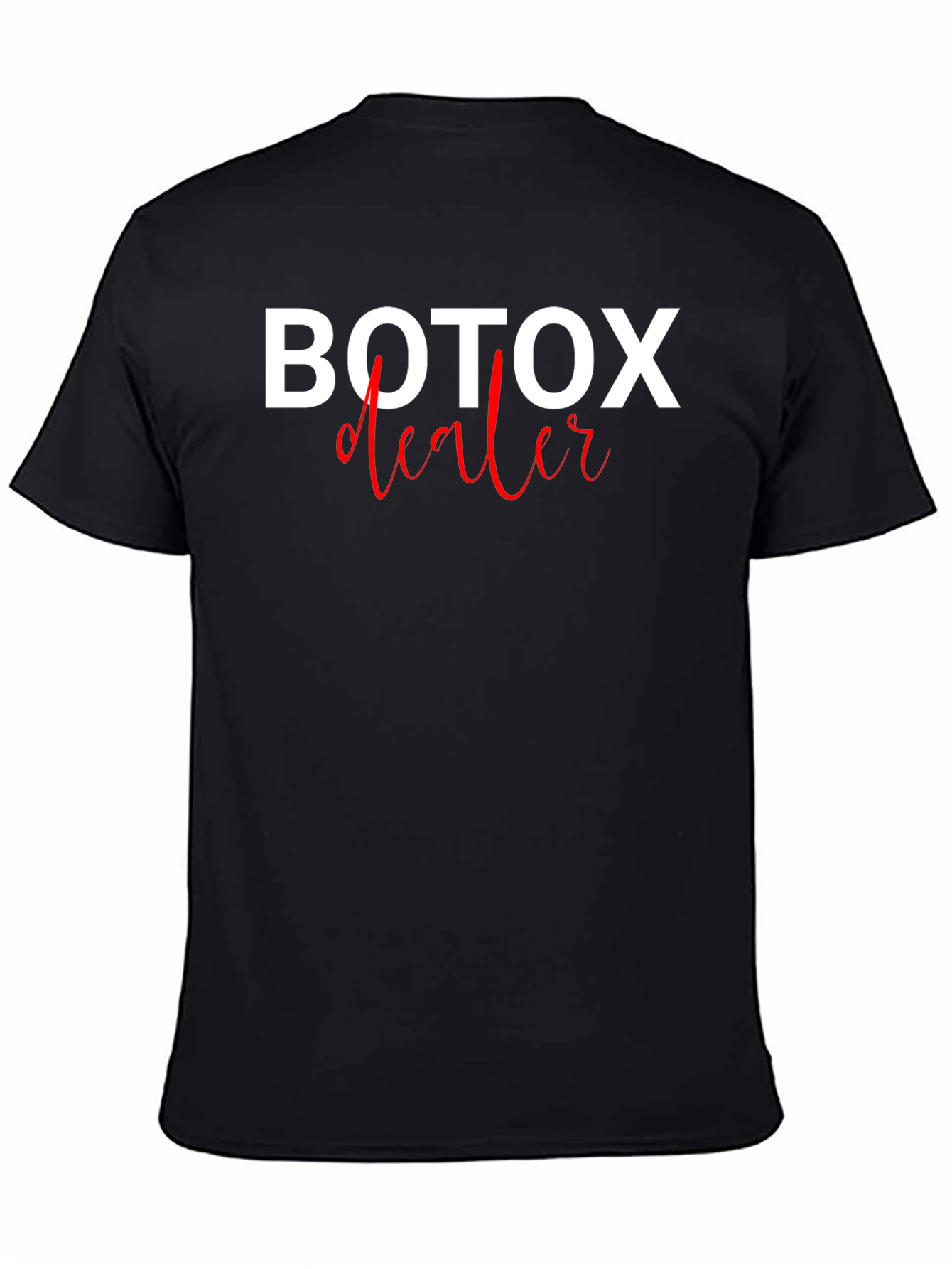 Camiseta Negra Botox Dealer - Estilo Único