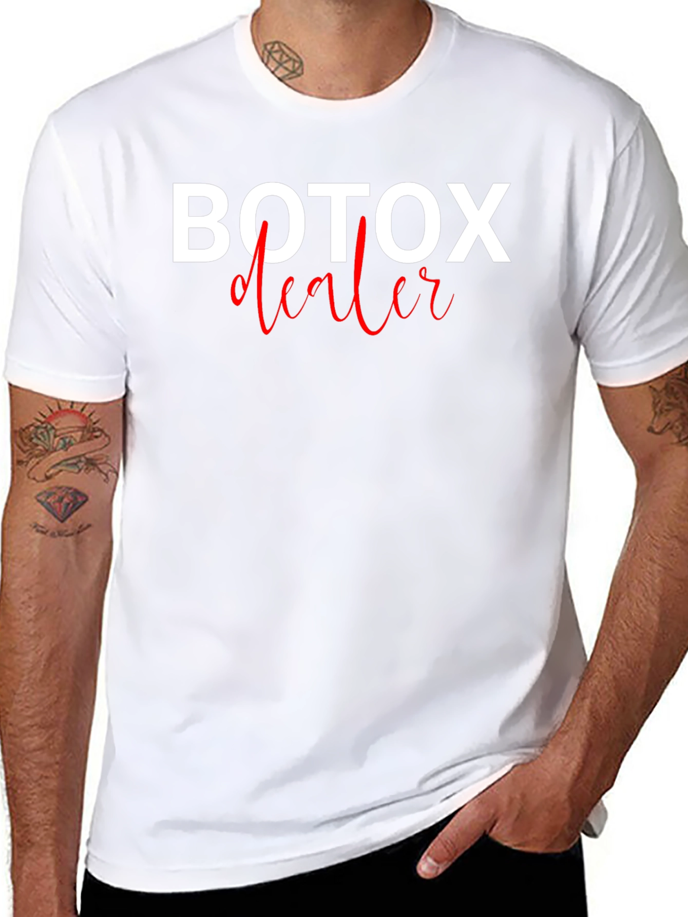 Camiseta Negra Botox Dealer - Estilo Único