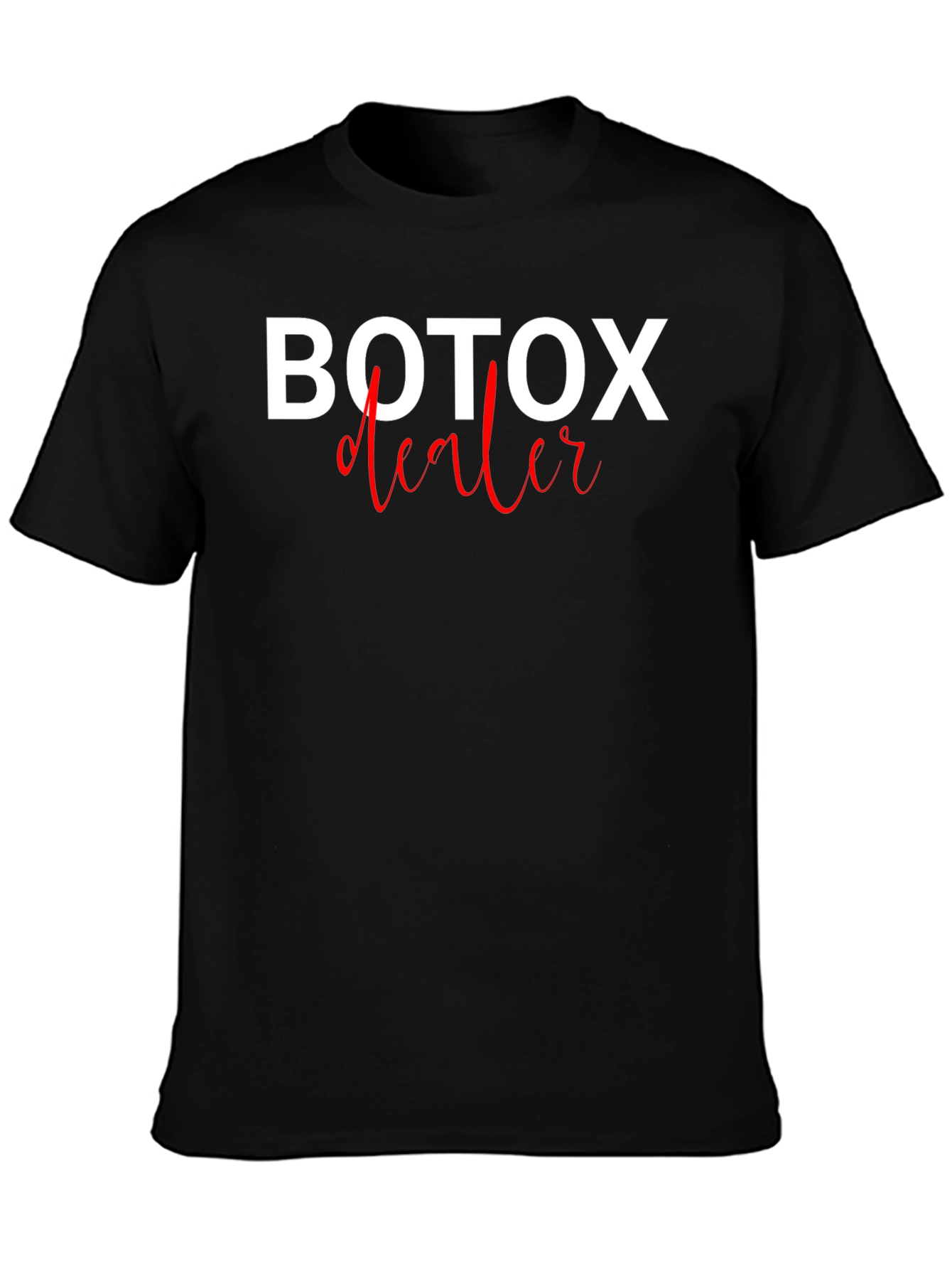 Camiseta Negra Botox Dealer - Estilo Único