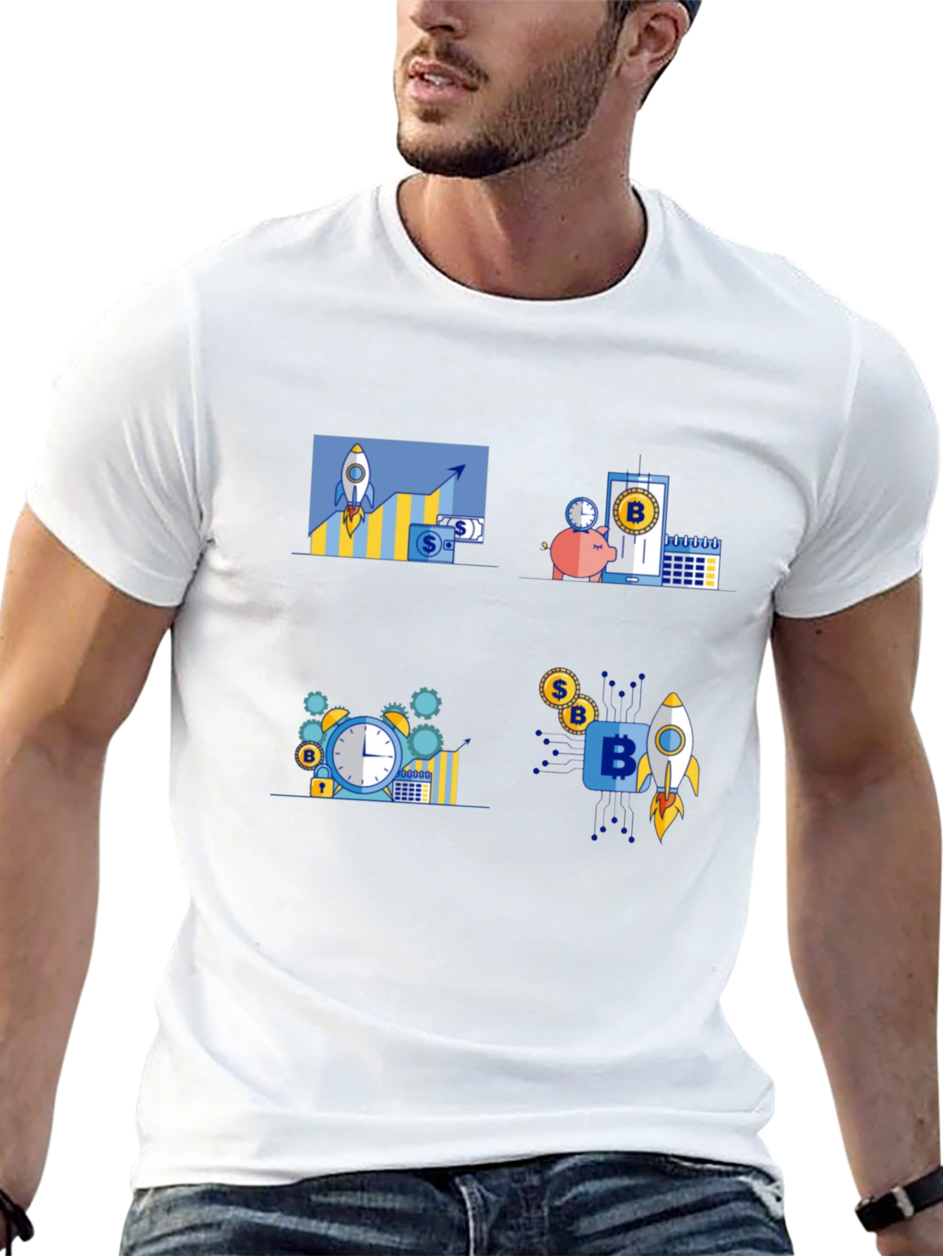 Camiseta Bitcoin: Cripto al Éxito