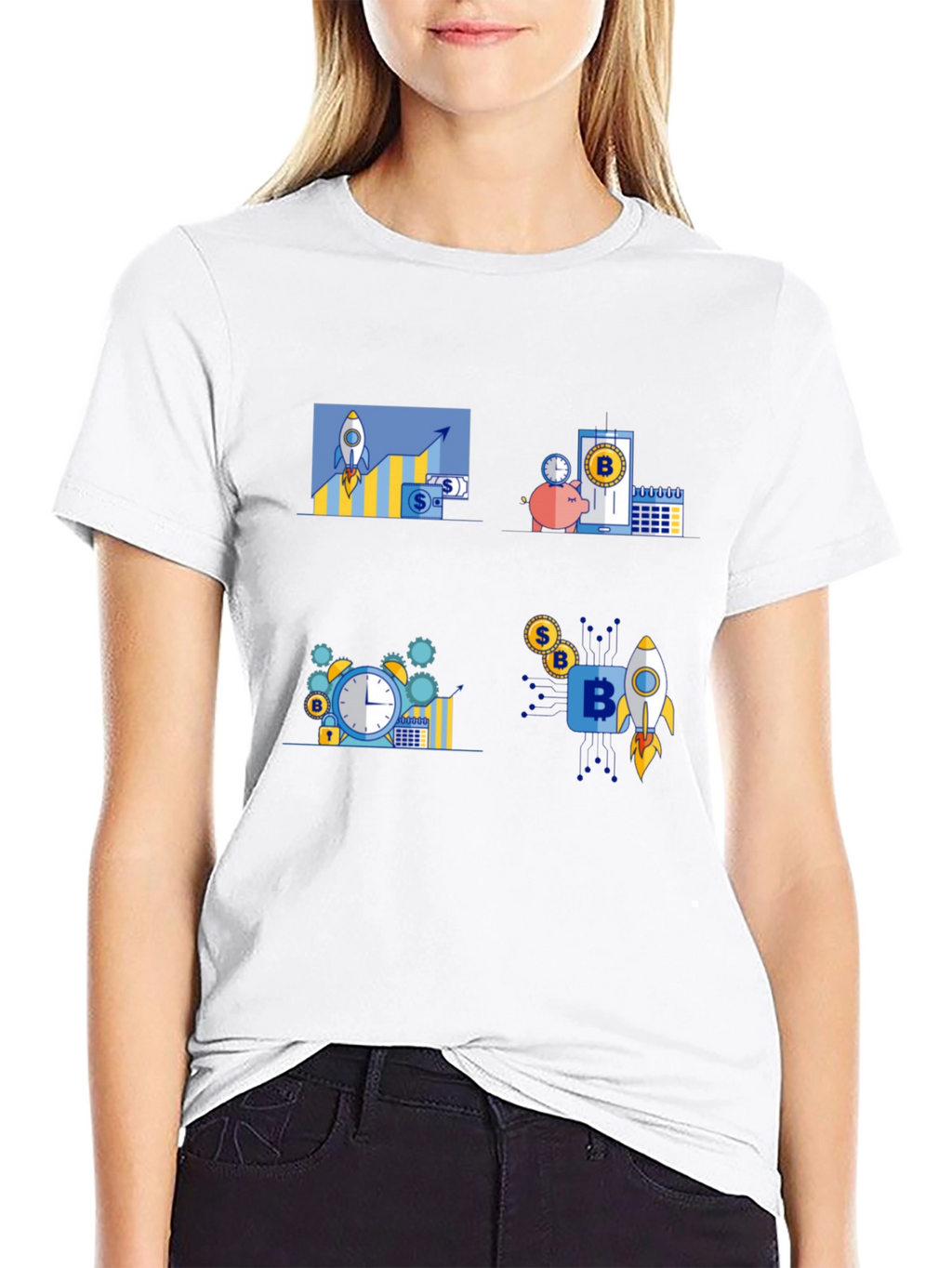 Camiseta Bitcoin: Cripto al Éxito