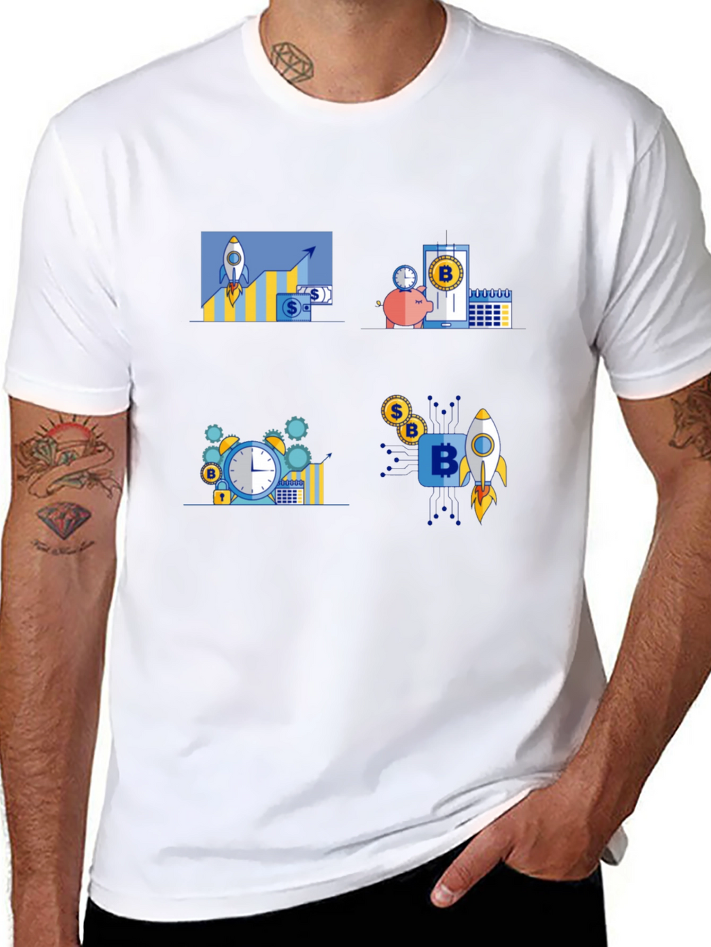 Camiseta Bitcoin: Cripto al Éxito