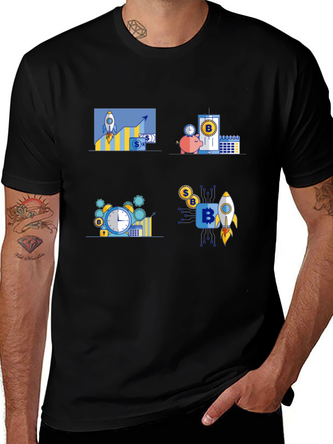 Camiseta Bitcoin: Cripto al Éxito