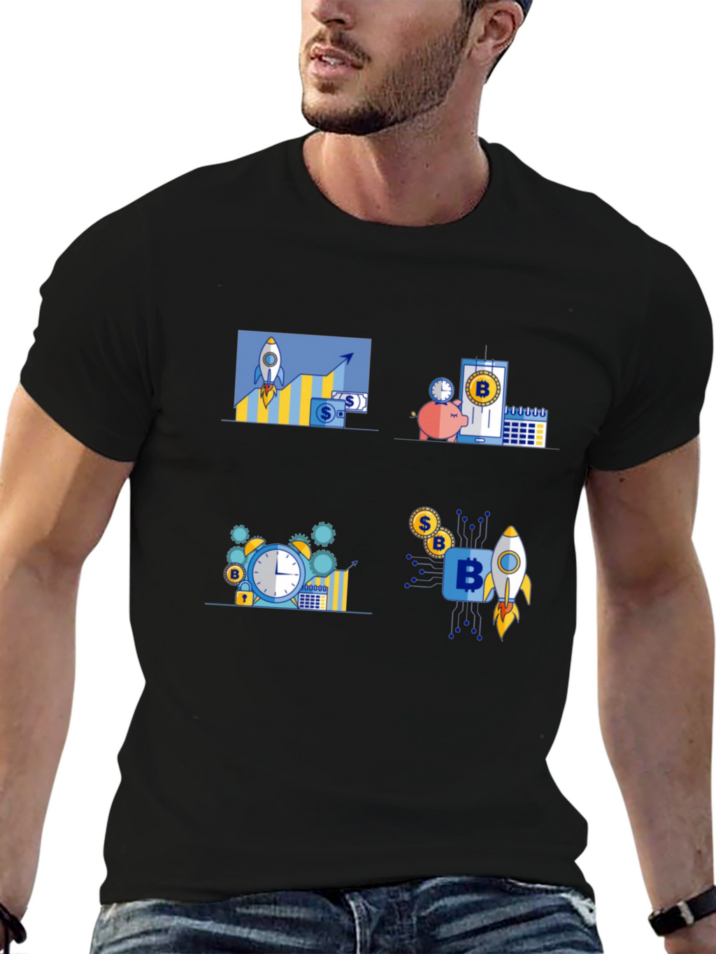 Camiseta Bitcoin: Cripto al Éxito