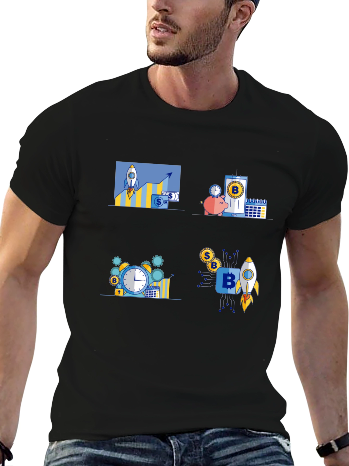 Camiseta Bitcoin: Cripto al Éxito