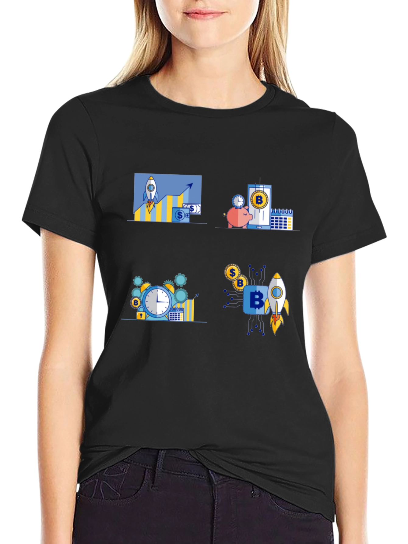 Camiseta Bitcoin: Cripto al Éxito