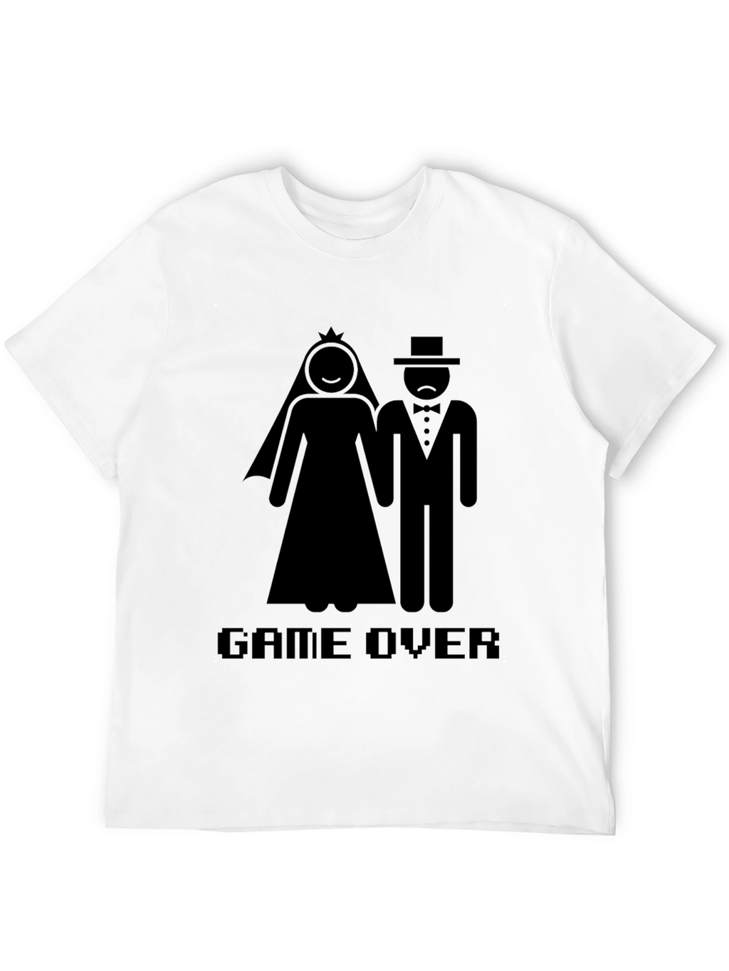 Camiseta Divertida: Game Over Boda