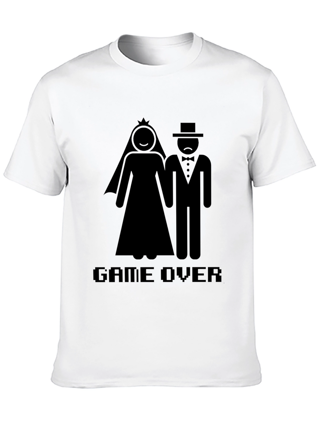 Camiseta Divertida: Game Over Boda