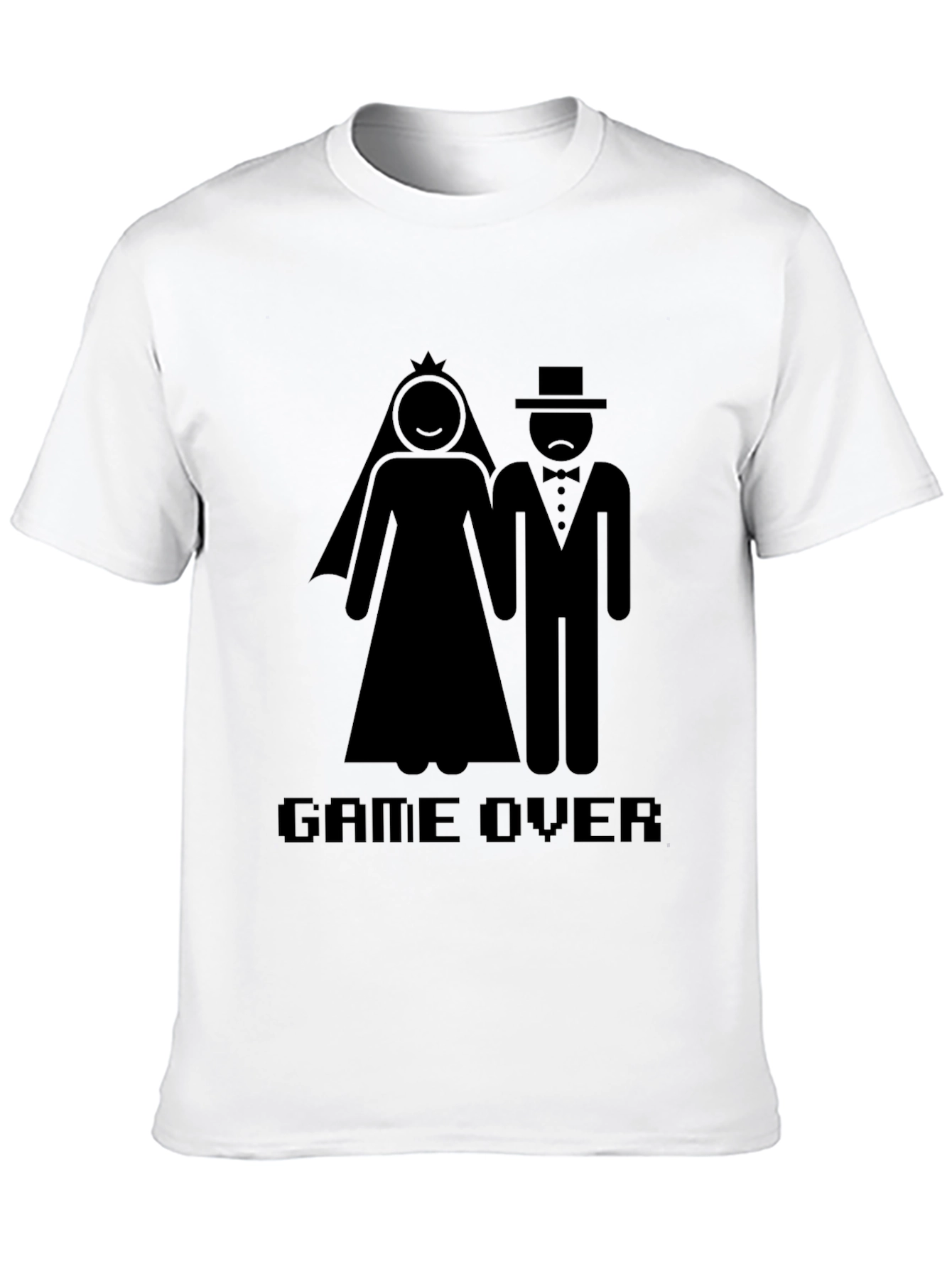 Camiseta Divertida: Game Over Boda