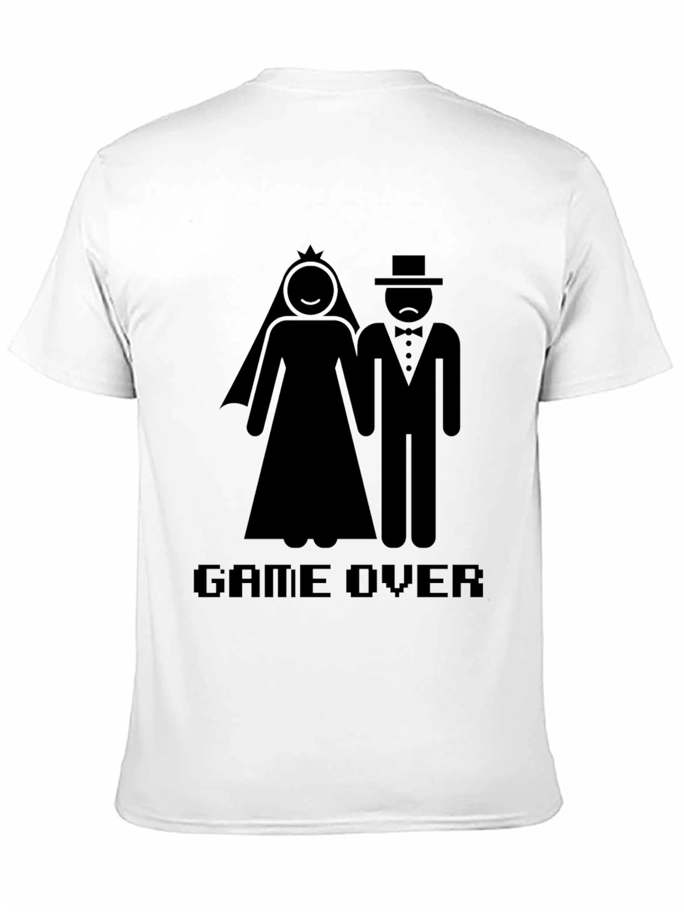 Camiseta Divertida: Game Over Boda