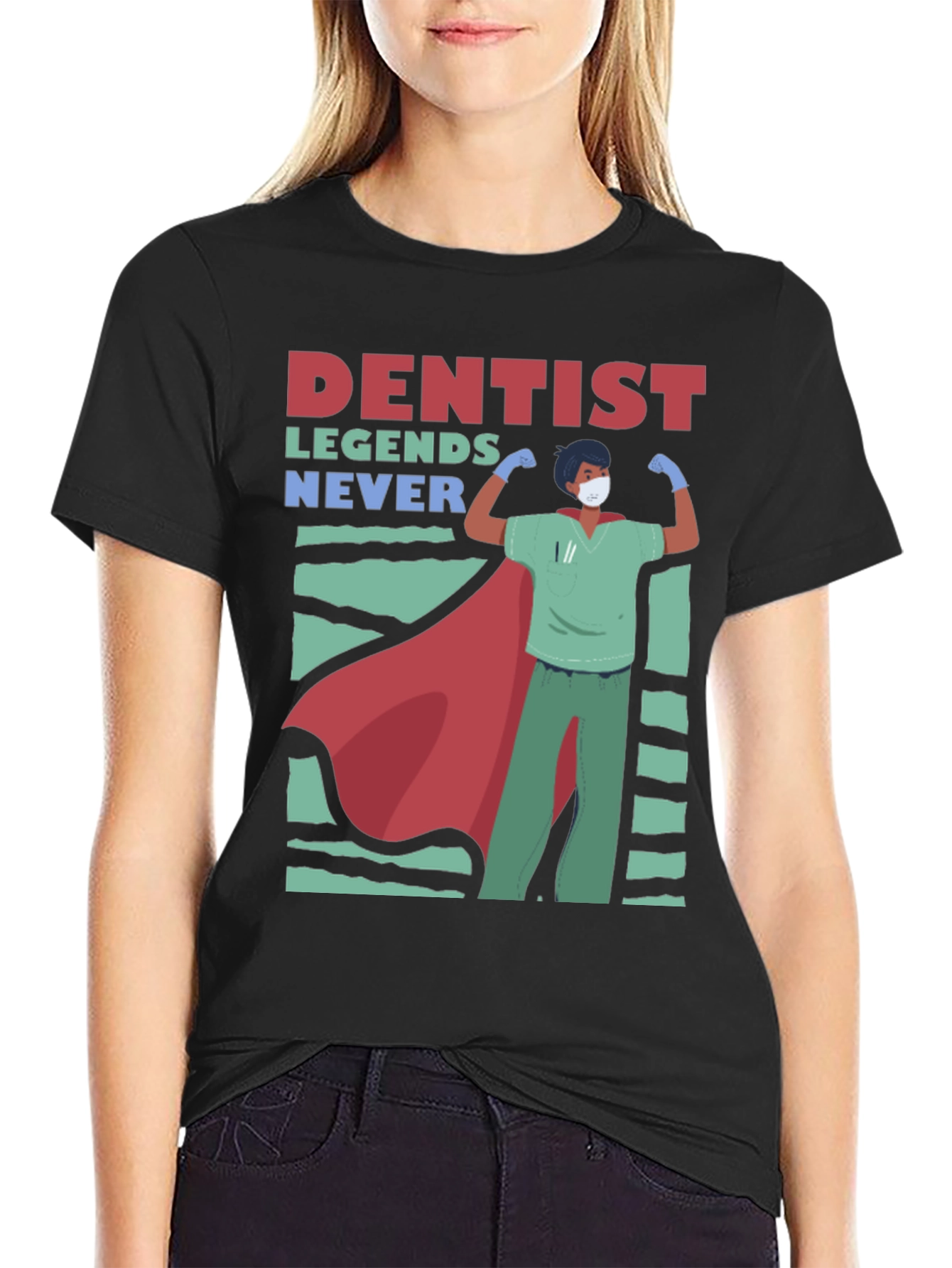 Camiseta Héroe Dental - Leyendas Nunca Mueren