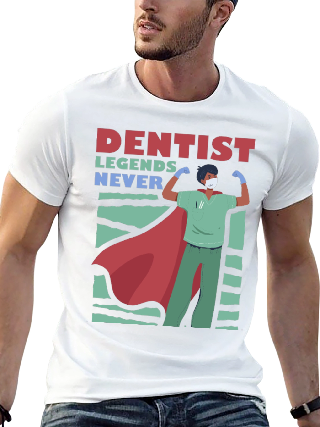 Camiseta Héroe Dental - Leyendas Nunca Mueren