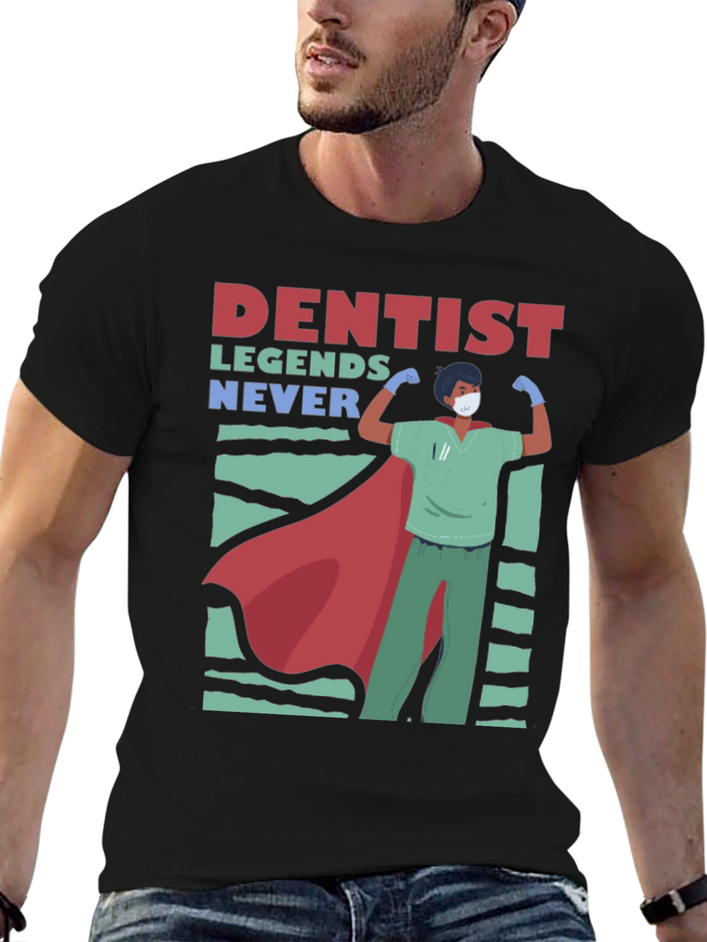 Camiseta Héroe Dental - Leyendas Nunca Mueren
