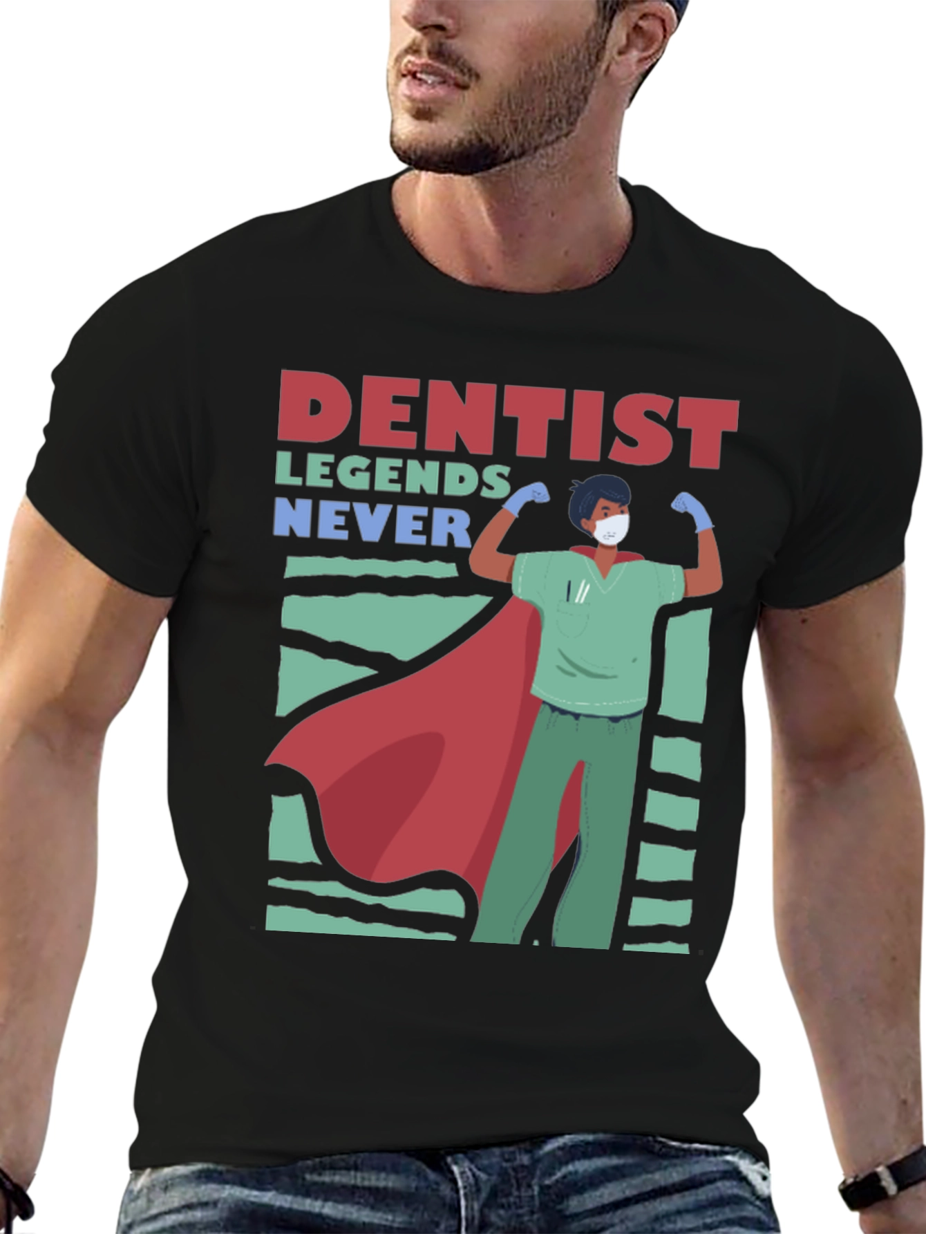 Camiseta Héroe Dental - Leyendas Nunca Mueren