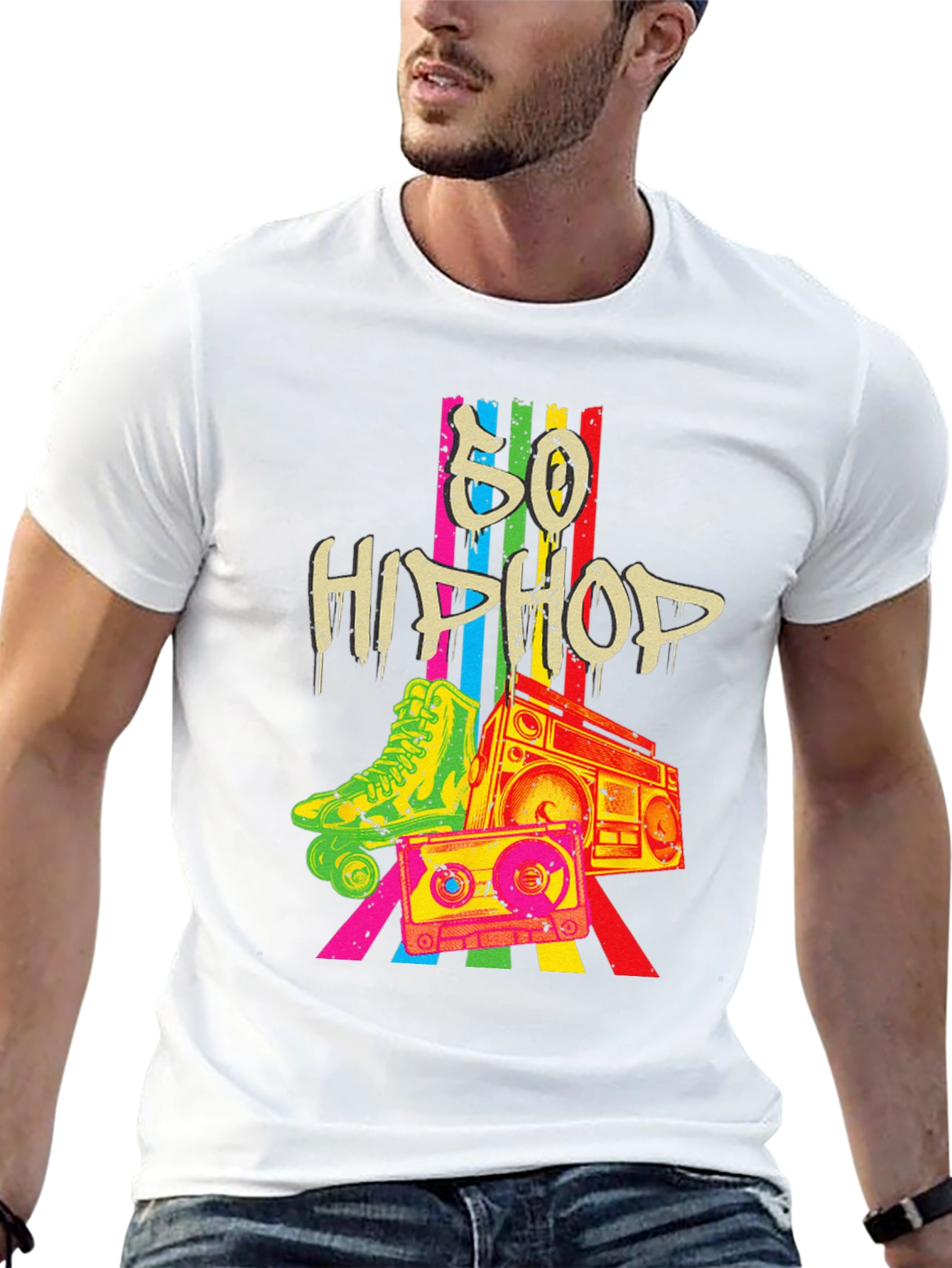 Camiseta Hip Hop 80s Vintage