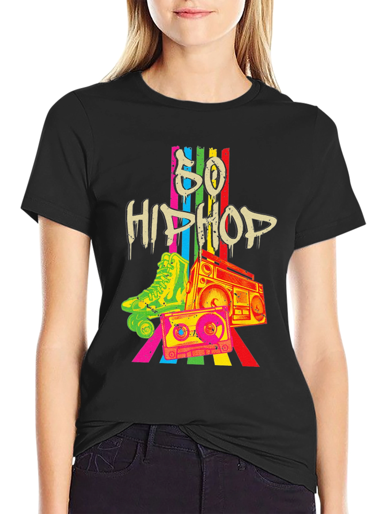 Camiseta Hip Hop 80s Vintage