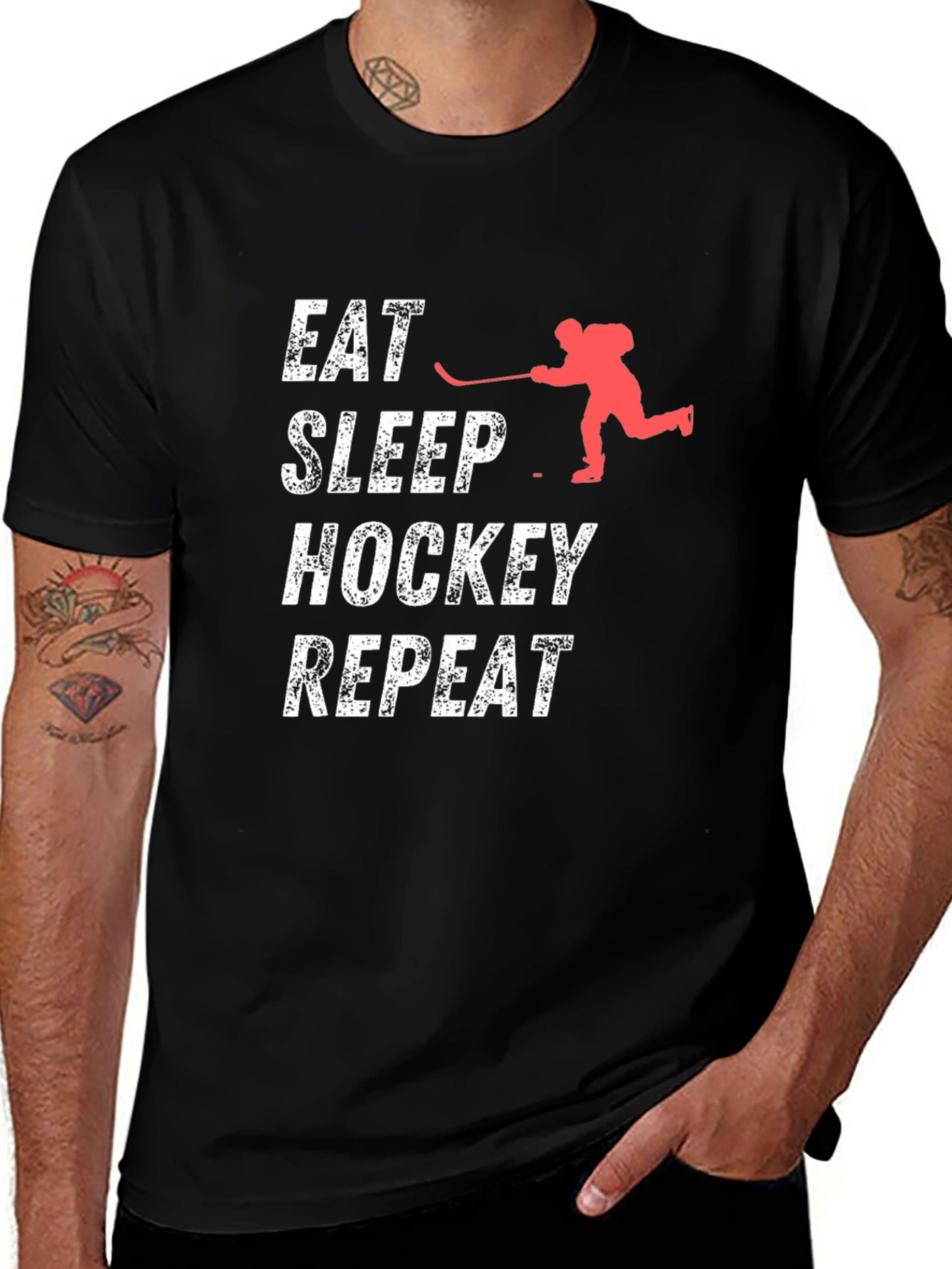 Camiseta Hockey - Come Duerme Juega Repite