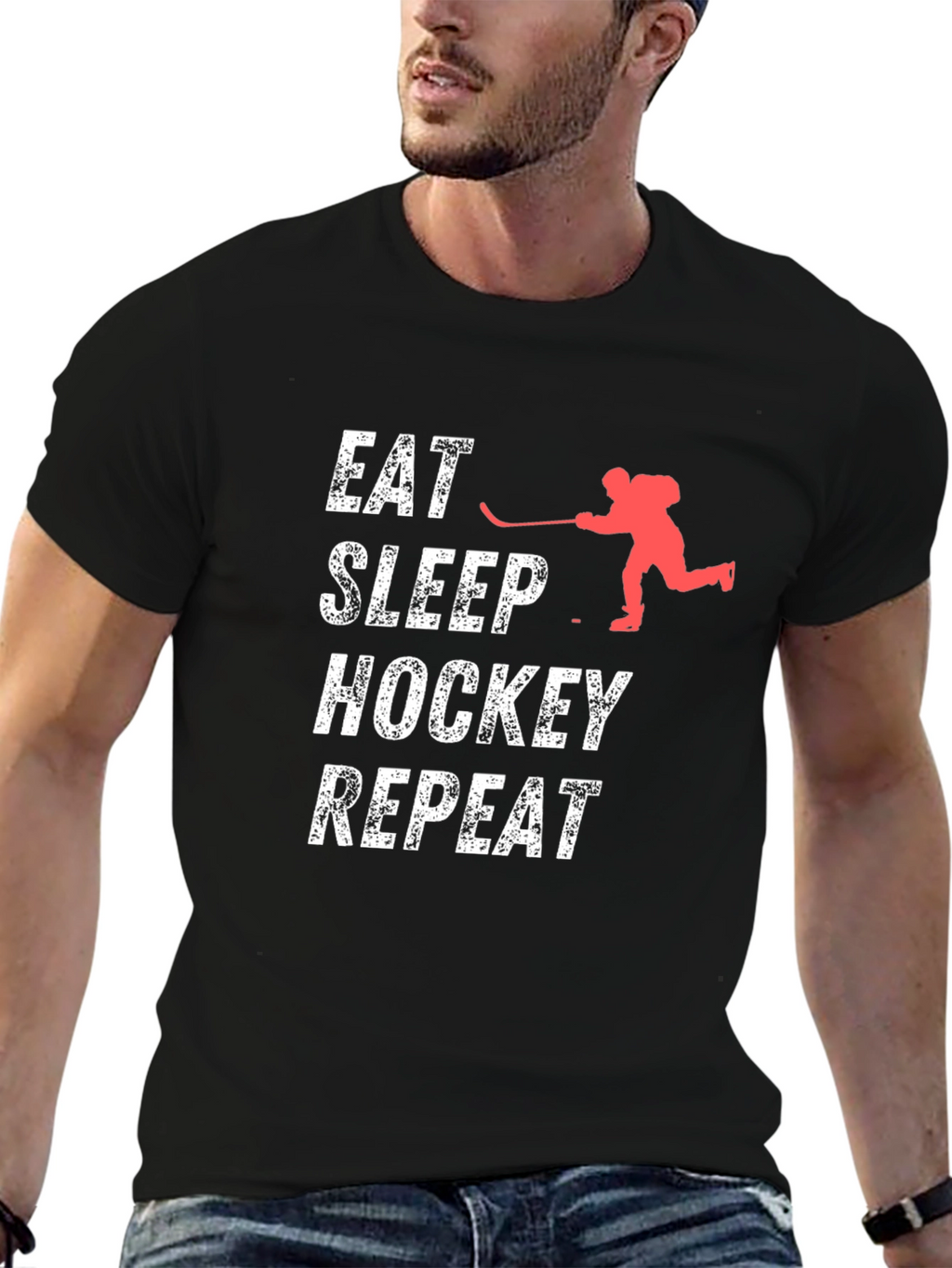 Camiseta Hockey - Come Duerme Juega Repite