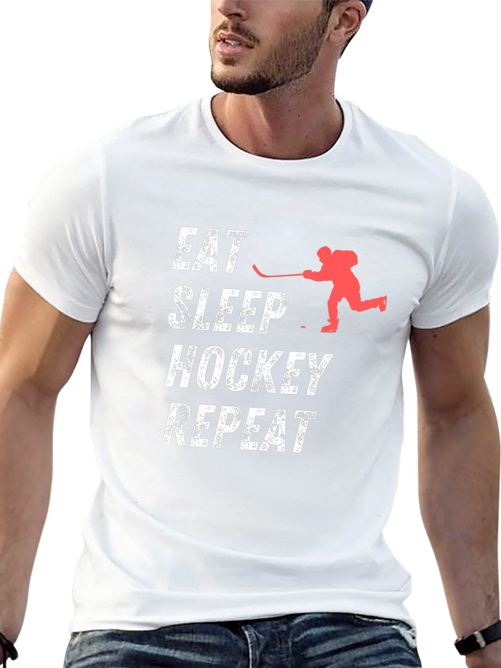 Camiseta Hockey - Come Duerme Juega Repite