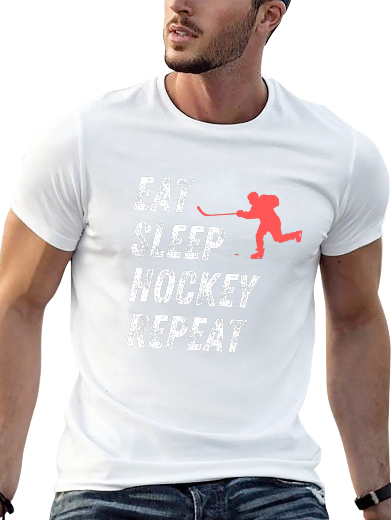 Camiseta Hockey - Come Duerme Juega Repite