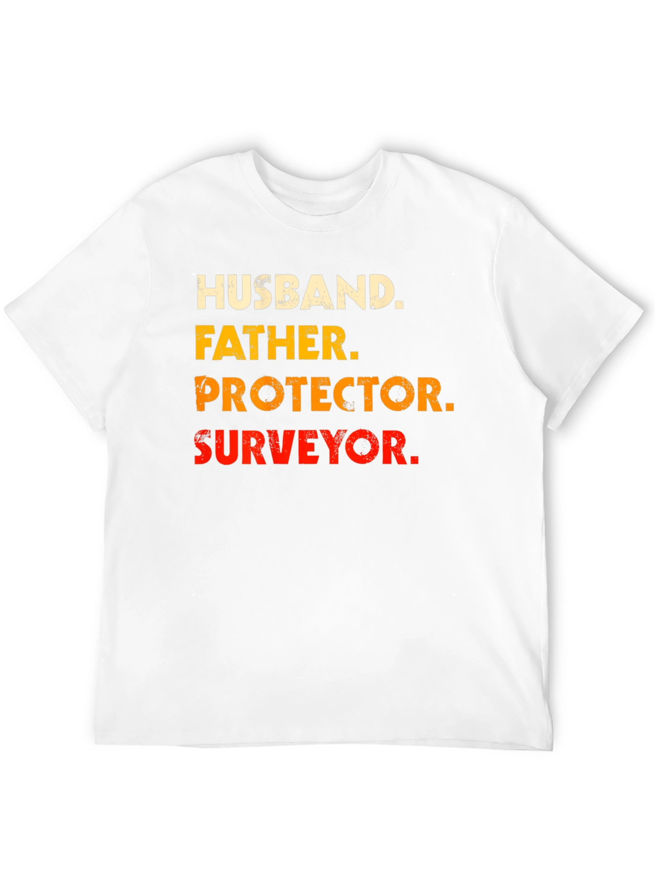 Camiseta Hombre: Esposo Padre Protector Agrimensor