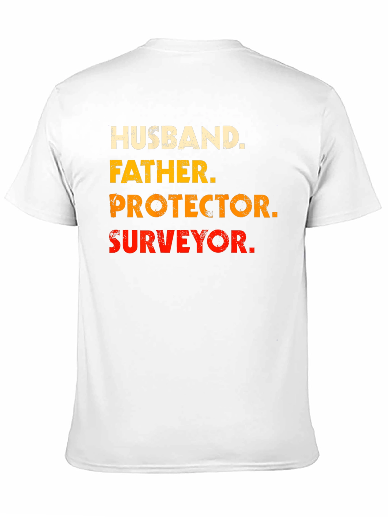 Camiseta Hombre: Esposo Padre Protector Agrimensor