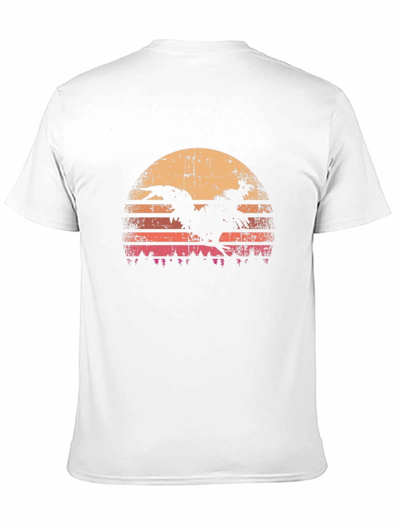 Camiseta Hombre Gallo Retro Vintage