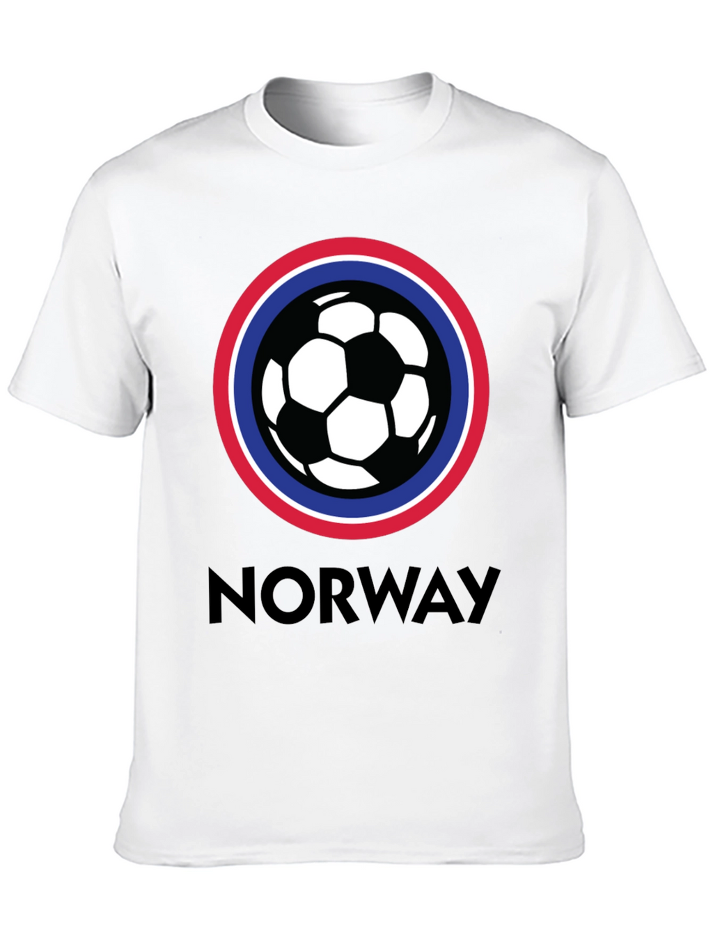 Camiseta Fútbol Noruega Diseño Original