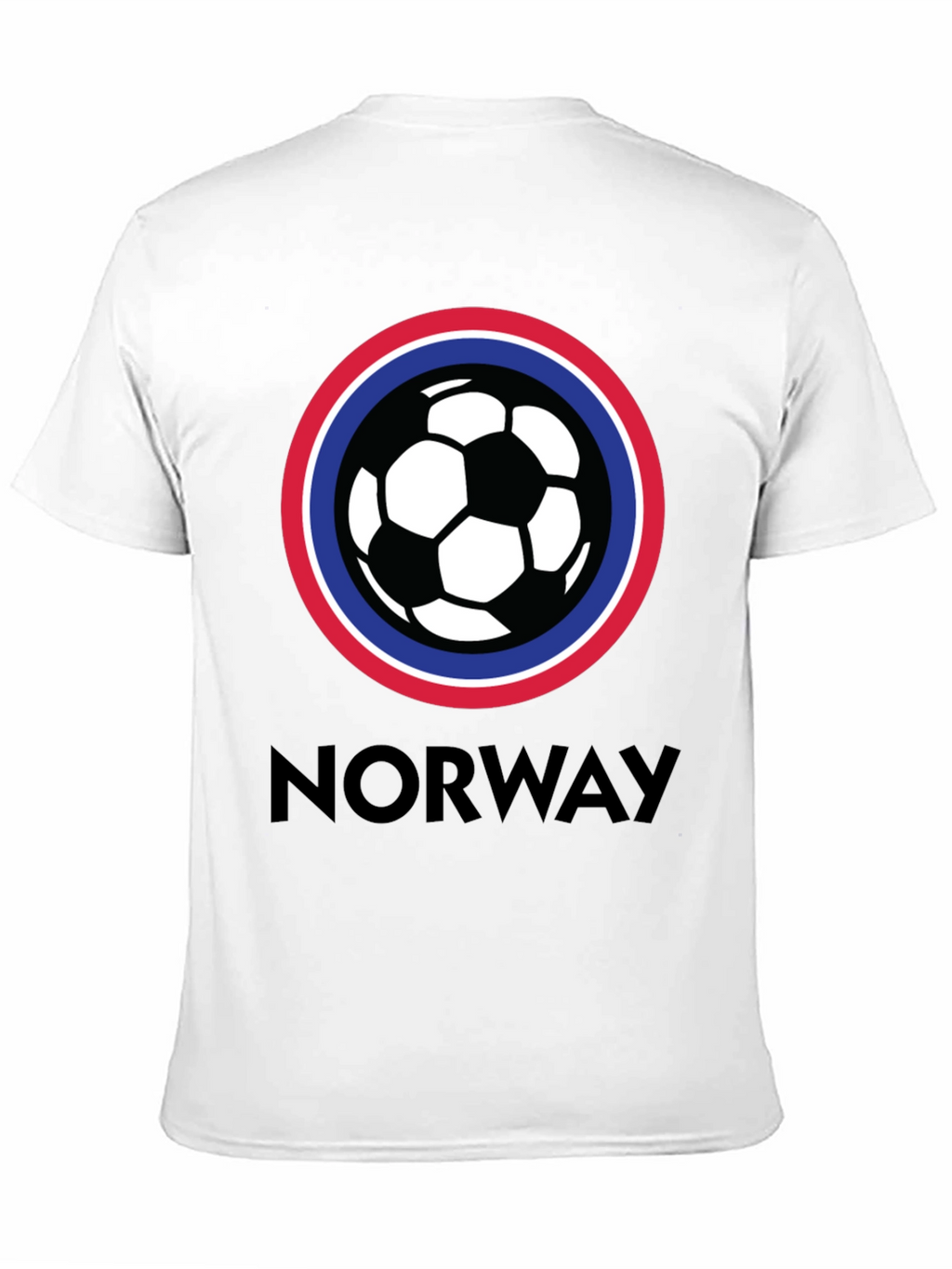 Camiseta Fútbol Noruega Diseño Original
