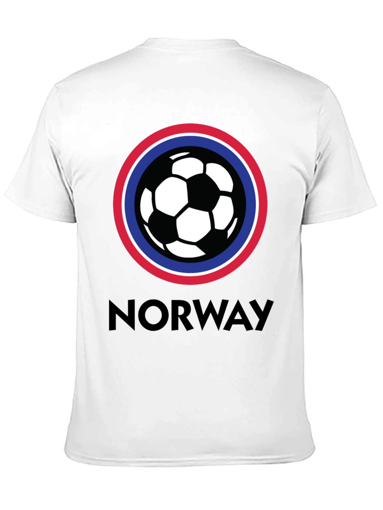 Camiseta Fútbol Noruega Diseño Original