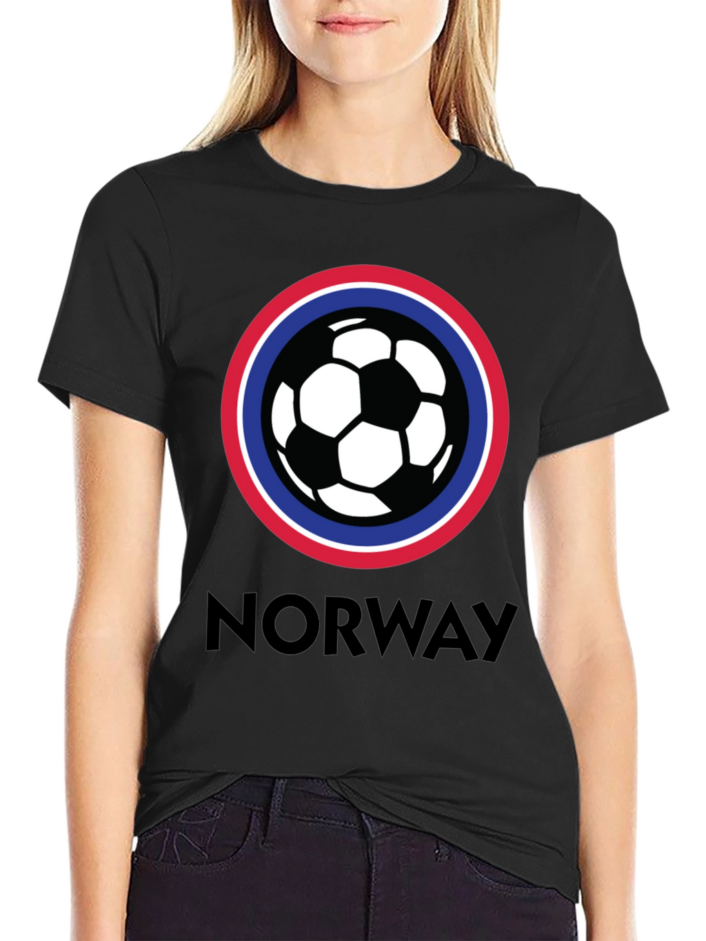 Camiseta Fútbol Noruega Diseño Original