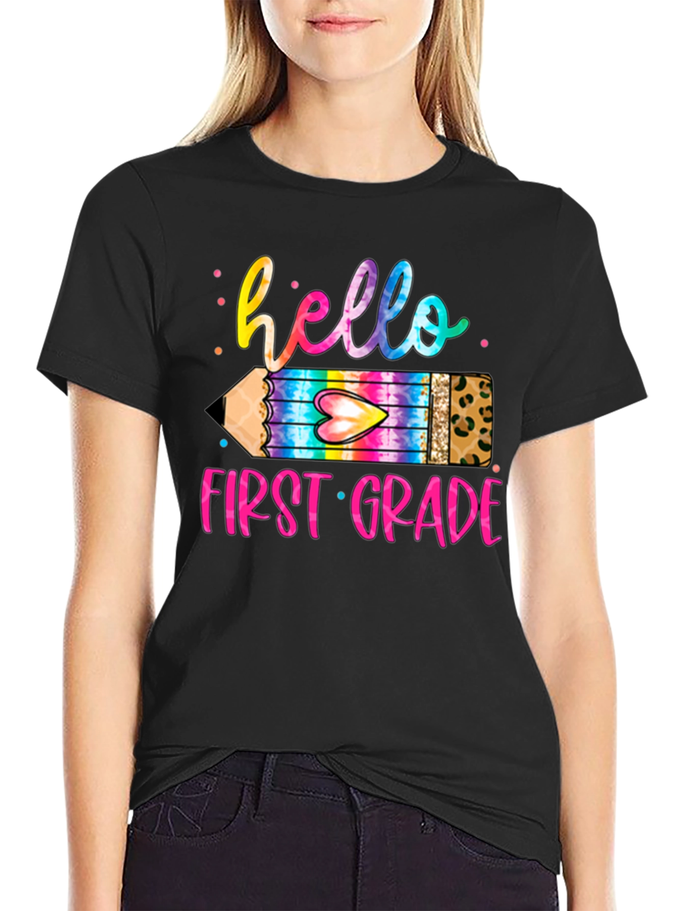 Camiseta Hello First Grade